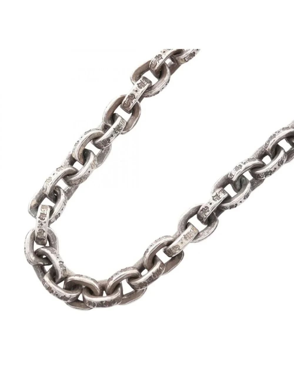 Chrome Hearts Necklace Paper Chain 18 925 Sterling Silver